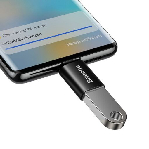 BASEUS adapter USB A (female) to Type C (male) USB 3.2 Gen 2 ZJJQ000001 black – Bild 5