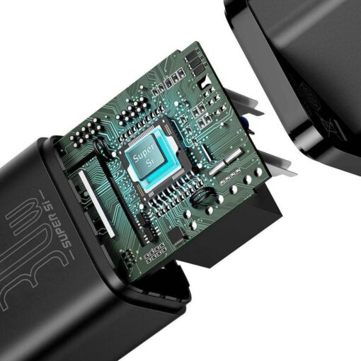 BASEUS Netz-Ladegerät Typ C PD QC3.0 3A 30W CCSUP-J01/CCCJG30CE schwarz – Bild 8
