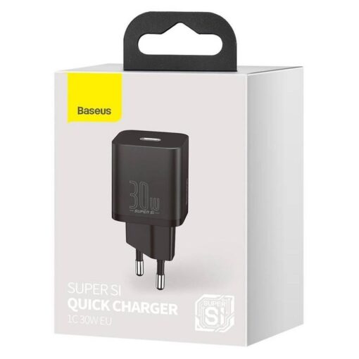 BASEUS Netz-Ladegerät Typ C PD QC3.0 3A 30W CCSUP-J01/CCCJG30CE schwarz – Bild 13