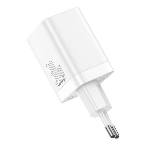 BASEUS USB A + Typ C PD QC3.0 Netz-Ladegerät 30W CCSUPP-E02/CCCJG30UE weiß – Bild 14