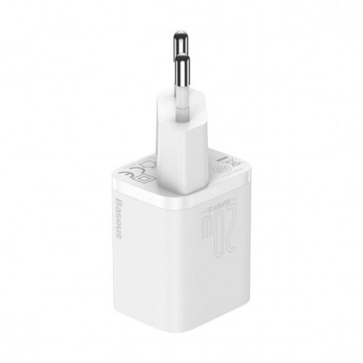 BASEUS Netz-Ladegerät Typ C + Kabel Typ C auf Lightning PD QC3.0 3A 20W TZCCSUP-B02/CCCJGCE-D weiß – Bild 8