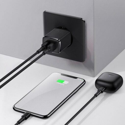 BASEUS wall charger 2 x USB A 2,1A 10,5W CCXJ010201 black – Bild 9