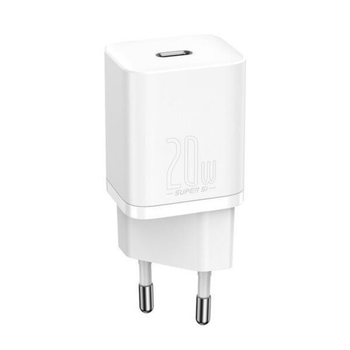 BASEUS wall charger Type C PD QC3.0 20W Super Si CCSUP-B02 white – Bild 3