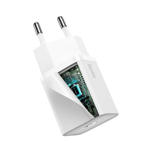 BASEUS wall charger Type C PD QC3.0 20W Super Si CCSUP-B02 white – Bild 5