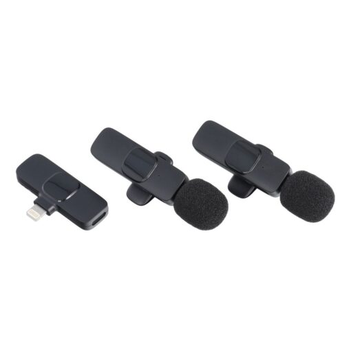Drahtloses Lightning-Krawattenmikrofon Dual (2 enthalten) K1 schwarz – Bild 12