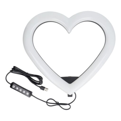 LED Ring / Heart Stream RGB Ringlicht 12 Zoll FULL COLOR mit Handyhalter + Stativ JM33-13 – Bild 4