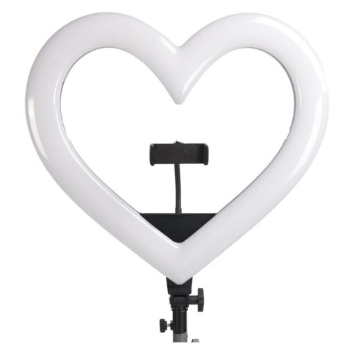 LED Ring / Heart Stream RGB Ringlicht 12 Zoll FULL COLOR mit Handyhalter + Stativ JM33-13 – Bild 7