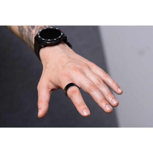 Smart Ring R8- intelligenter Keramikring mit Ladestation Größe 22mm schwarz – Bild 13