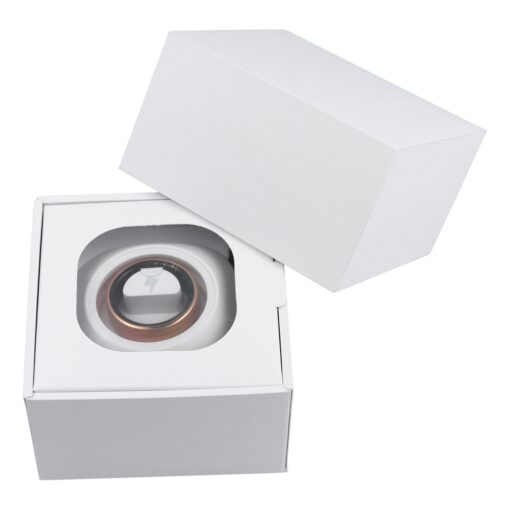Smart Ring R11M- Smart Ring aus Stahl mit Ladestation Größe 10 (19,8mm) gold – Bild 13