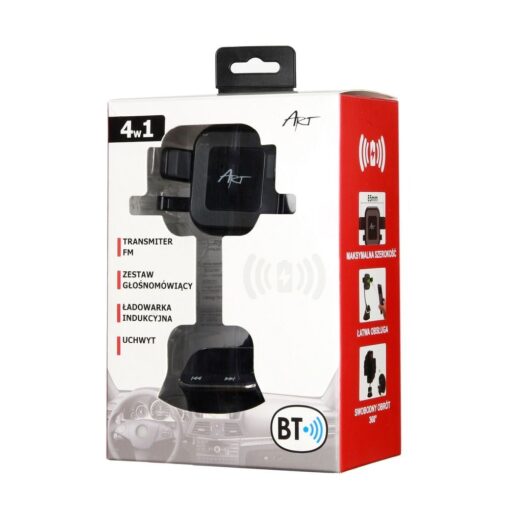 Autohalterung universal 4in1 (Lautsprechersystem, Transmiter FM + wireles charger 10W) MP3TR FM-09 – Bild 5