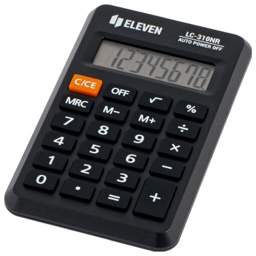ELEVEN pocket calculator LC-310NR black