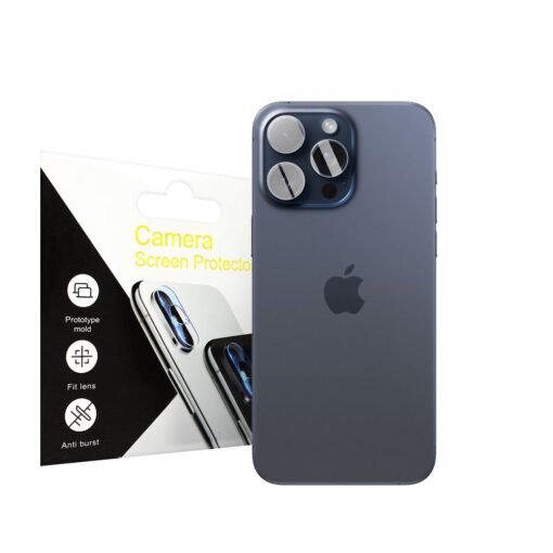 Panzerglas ohne Logo Camera Cover - für Iphone 15 Pro Max