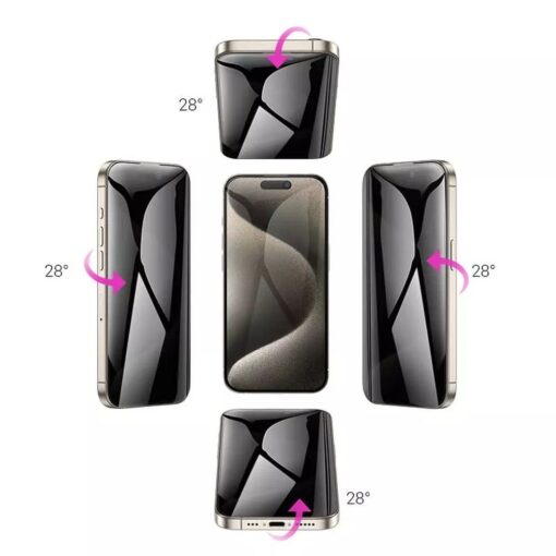 HOCO tempered glass 360-degree for IPHONE 15 Plus – Bild 4