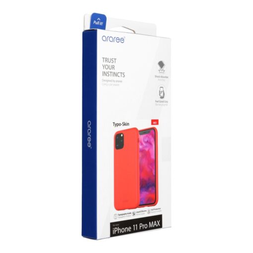ARAREE Typoskin für IPHONE 11 PRO MAX rot