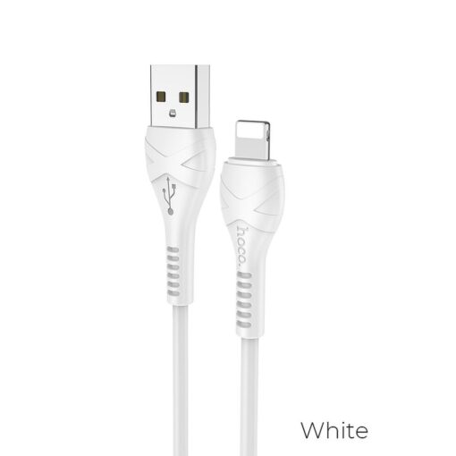 HOCO kabel Cool power für iPhone Lightning 8-pin X37 1 m weiß