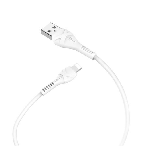 HOCO kabel Cool power für iPhone Lightning 8-pin X37 1 m weiß – Bild 3