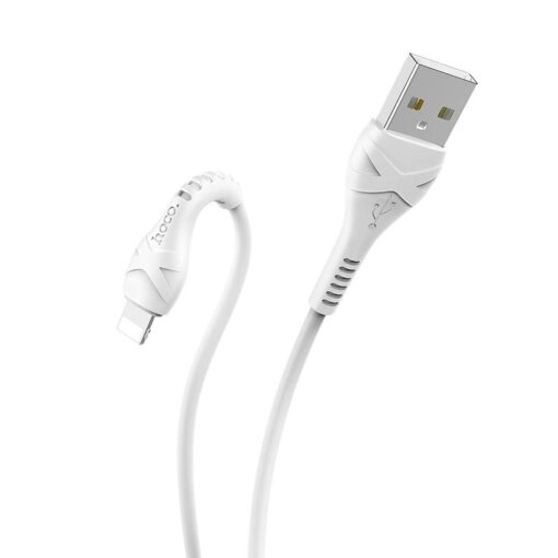HOCO kabel Cool power für iPhone Lightning 8-pin X37 1 m weiß – Bild 4