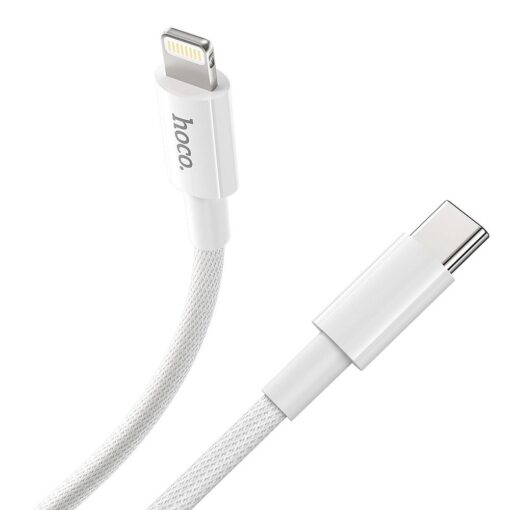 HOCO kabel Typ C for iPhone Lightning 8-pin Power Delivery Fast Charge PD20W X56 weiss – Bild 3