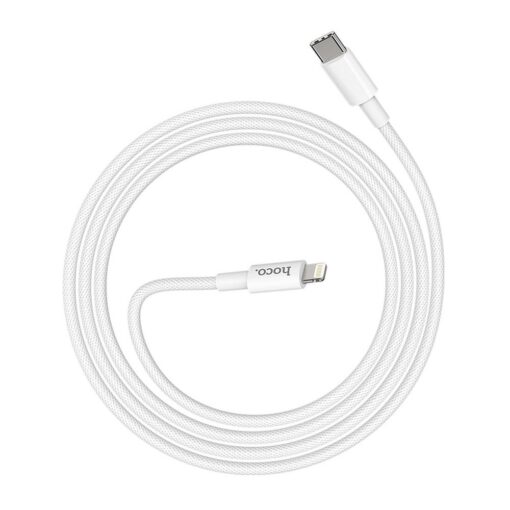 HOCO kabel Typ C for iPhone Lightning 8-pin Power Delivery Fast Charge PD20W X56 weiss – Bild 4