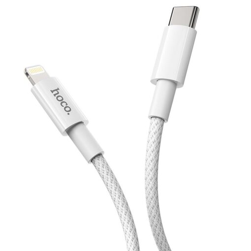 HOCO kabel Typ C for iPhone Lightning 8-pin Power Delivery Fast Charge PD20W X56 weiss – Bild 5