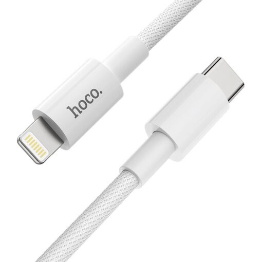 HOCO kabel Typ C for iPhone Lightning 8-pin Power Delivery Fast Charge PD20W X56 weiss – Bild 6