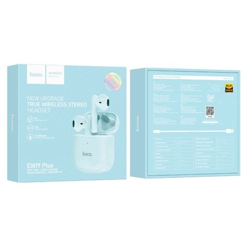 EOL HOCO kabelloser Bluetooth-Kopfhörer TWS EW19 Plus blau – Bild 5