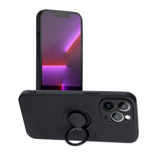 SILICONE RING für IPHONE 13 PRO schwarz