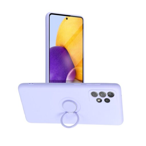 SILICONE RING für SAMSUNG Galaxy A52 5G / A52 LTE ( 4G ) / A52S violett