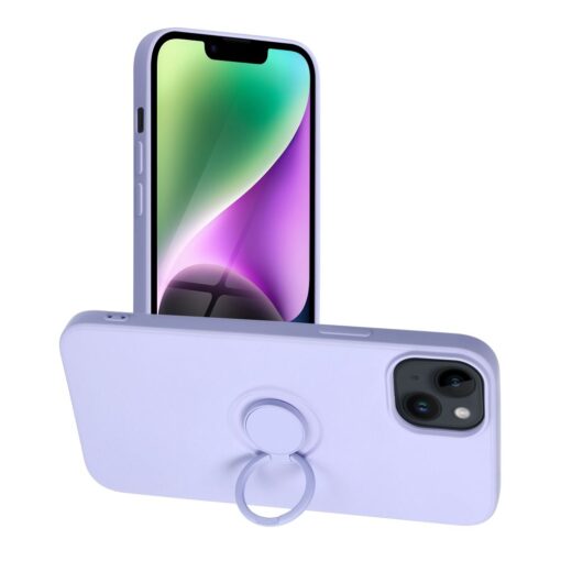 SILICONE RING für IPHONE 14 PLUS violett