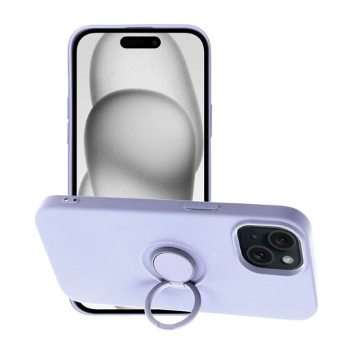 SILICONE RING für IPHONE 15 violett