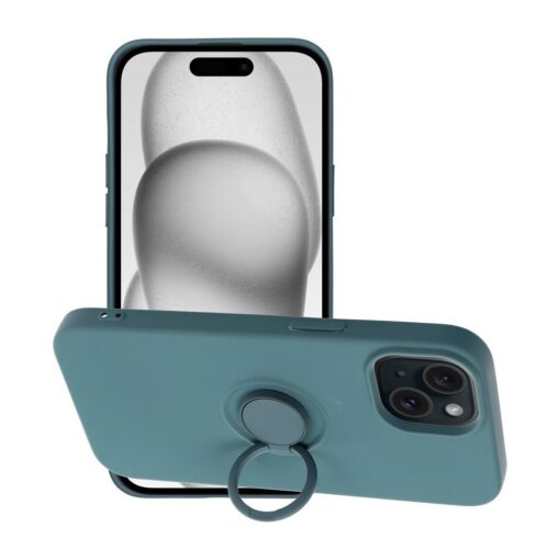 SILICONE RING für IPHONE 15 grün