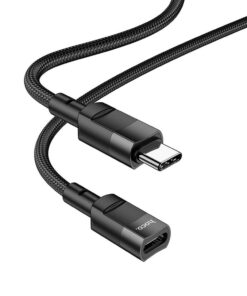 Adapter OTG USB C to USB C Hoco 3A 1,2 m U107 black