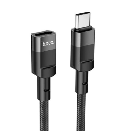 Adapter OTG USB C to USB C Hoco 3A 1,2 m U107 black – Bild 3