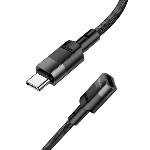 Adapter OTG USB C to USB C Hoco 3A 1,2 m U107 black – Bild 4