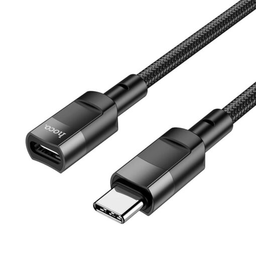 Adapter OTG USB C to USB C Hoco 3A 1,2 m U107 black – Bild 6