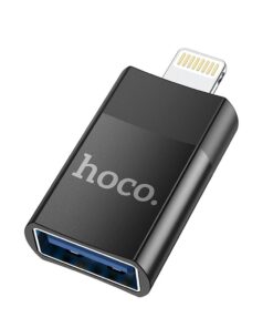 Adapter OTG USB A to Lightning Hoco UA17 black