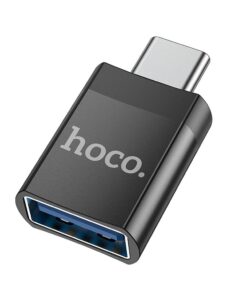 Adapter OTG USB C to USB A Hoco UA17 black