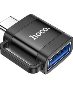 Adapter OTG USB C to USB A Hoco 3A UA31C black