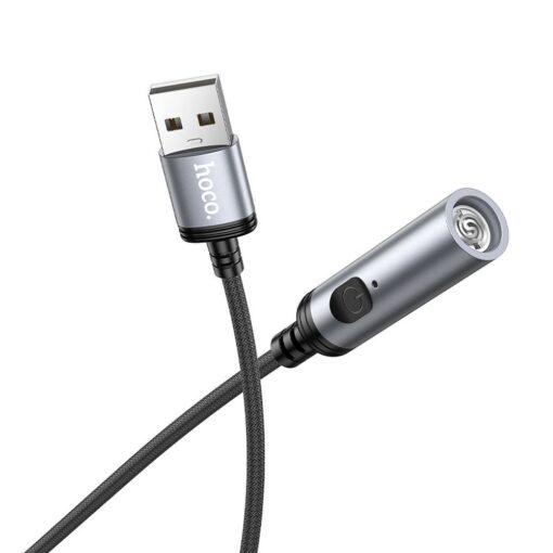 Adapter USB A to cigarette lighter Hoco 0,3 m UA30 black – Bild 4