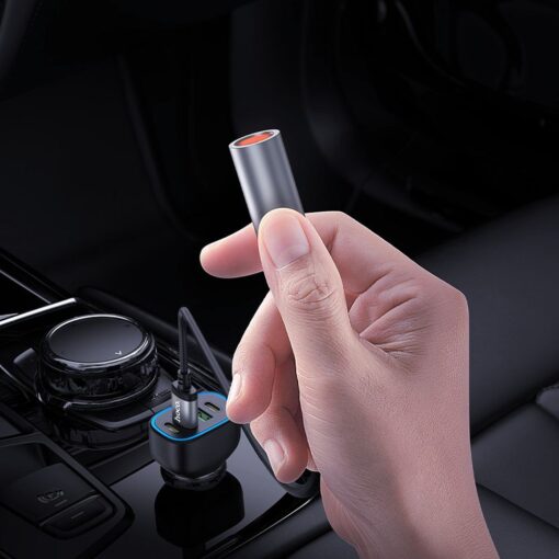Adapter USB A to cigarette lighter Hoco 0,3 m UA30 black – Bild 8