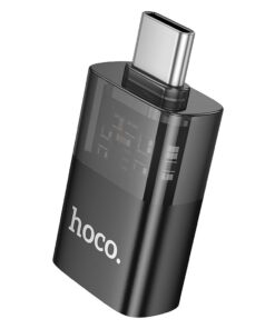 Adapter OTG USB C to USB A Hoco UA36B transparent black
