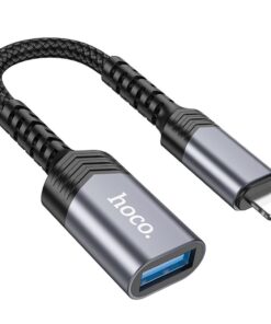 Adapter Lightning to USB A Hoco UA24 black