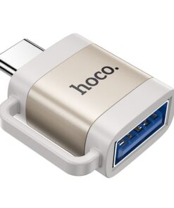 Adapter OTG USB C to USB A Hoco 3A UA31C gray