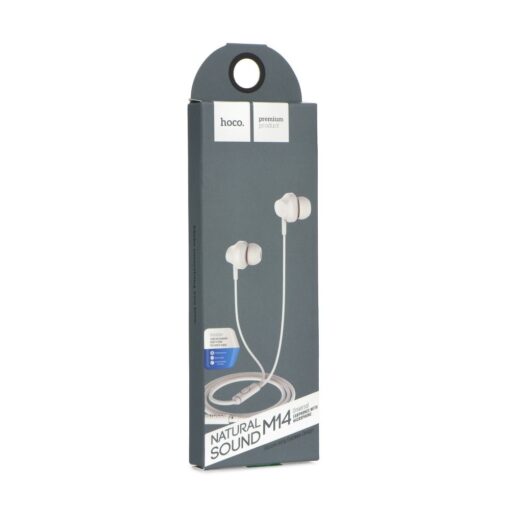 HOCO Kopfhörer Set / In Ear jack 3,5mm M14 weiß – Bild 5