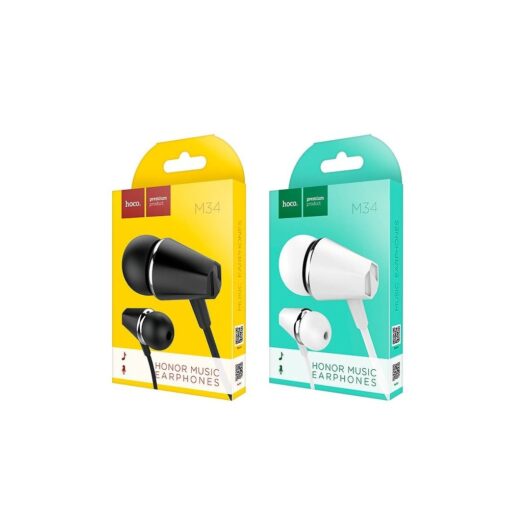 HOCO Kopfhörer Set / Sport Jack 3,5mm M34 weiß – Bild 5