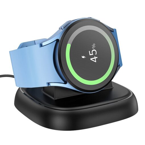 EOL HOCO induktives Ladegerät kompatibel mit Samsung Watch 2.5W CW49 schwarz – Bild 3