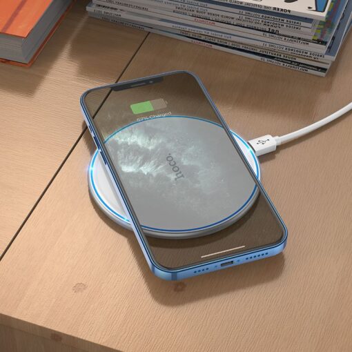 HOCO wireless charger with light 2A 15W CW6 Pro white – Bild 4