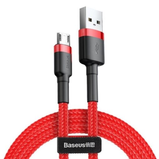 BASEUS kabel USB Cafule Micro 2A 1MeterCAMKLF-B09 rot-rot