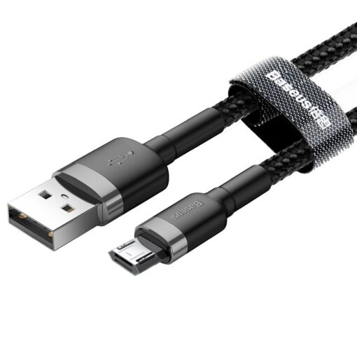 BASEUS kabel USB Cafule Micro 1,5A 2 Meter grau-schwarz