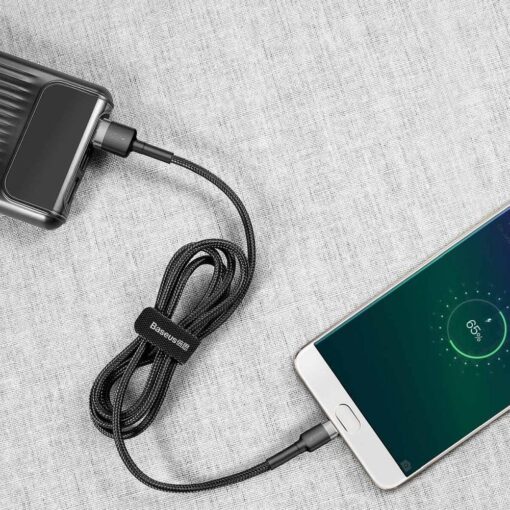 BASEUS kabel USB Cafule Micro 1,5A 2 Meter grau-schwarz – Bild 6